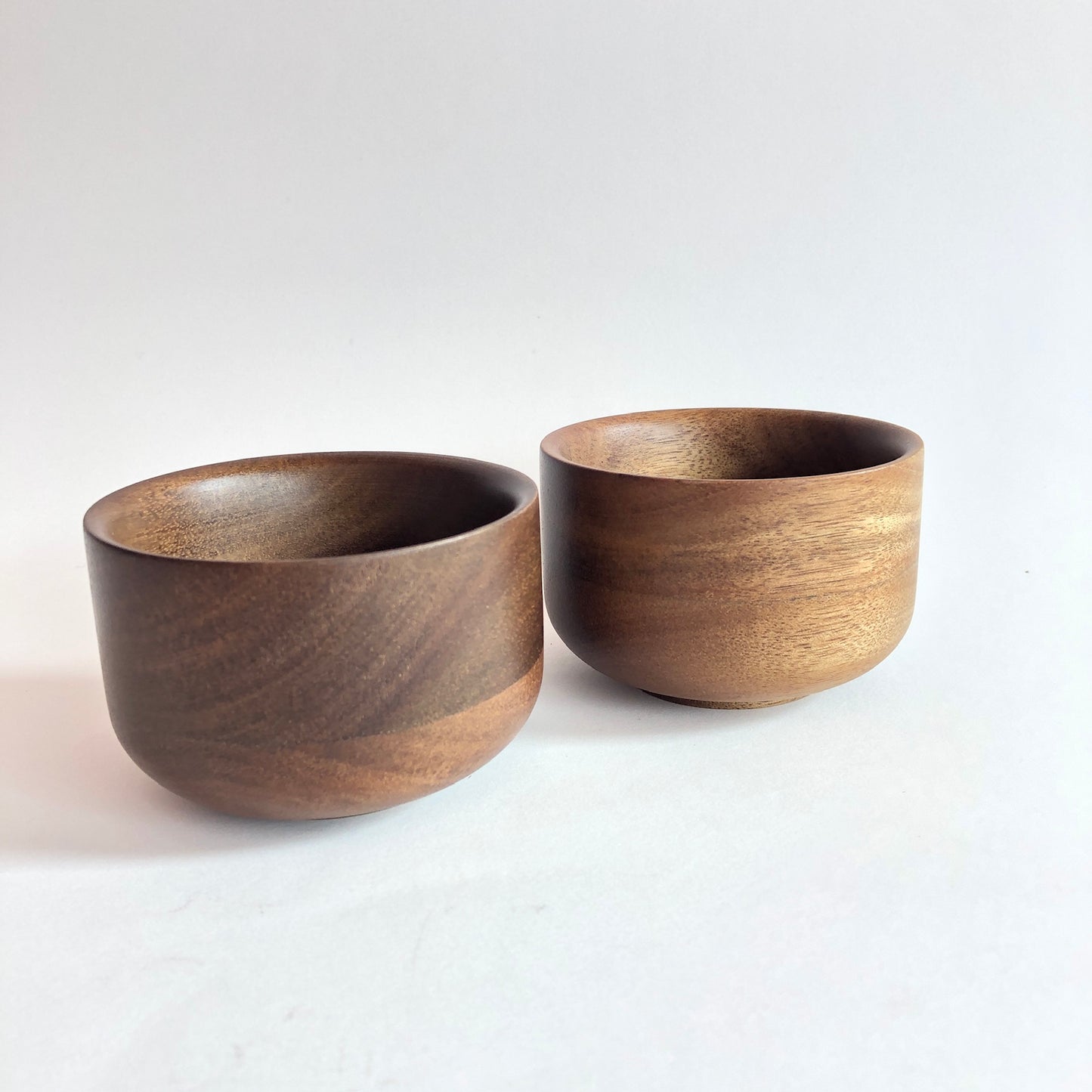 Houten theekopjes