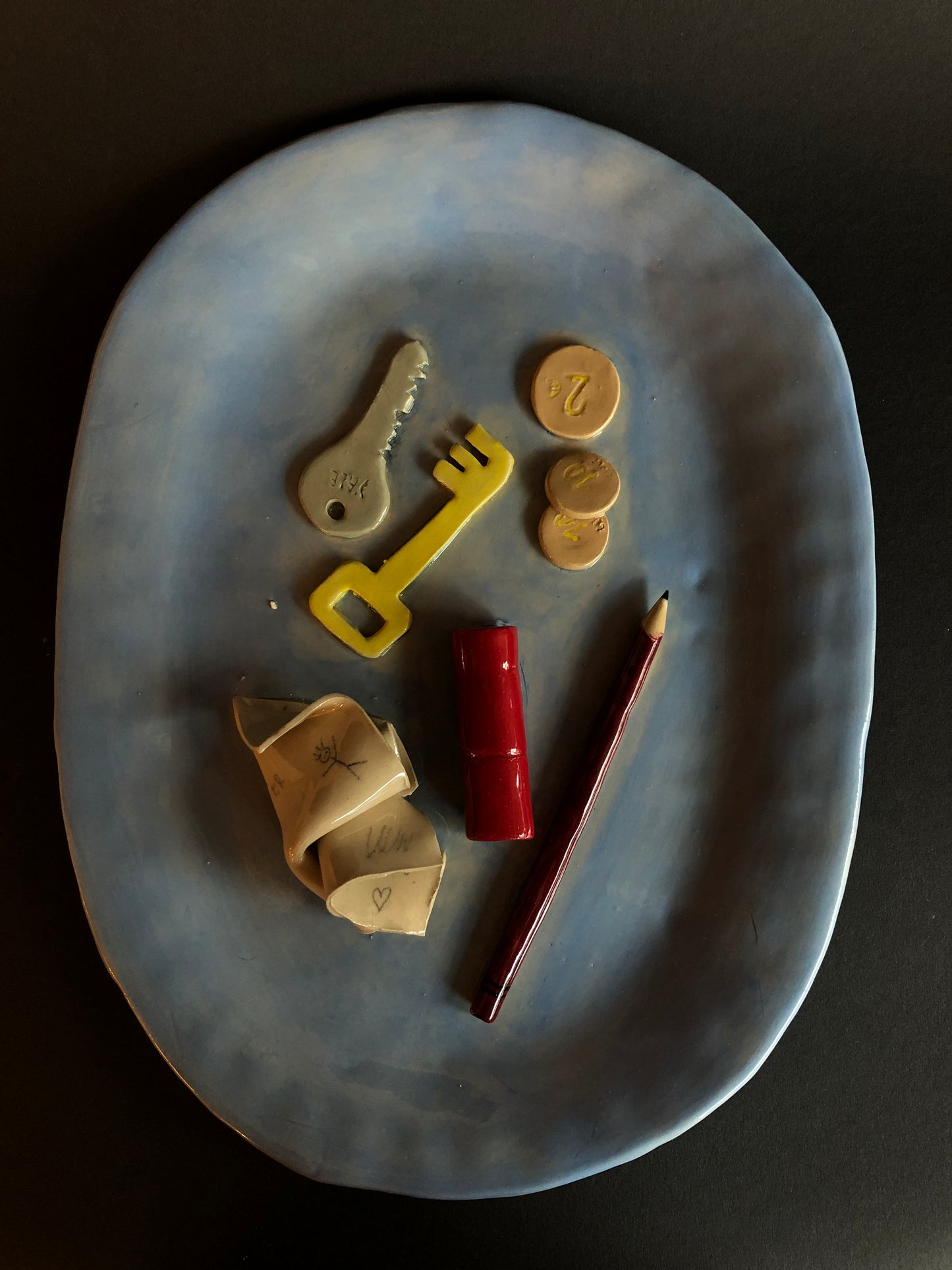 Schaal 'Daily Stuff' - Blauw