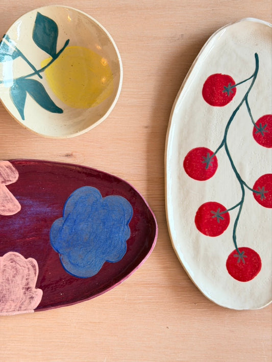vorm & kleur / paint our pottery!